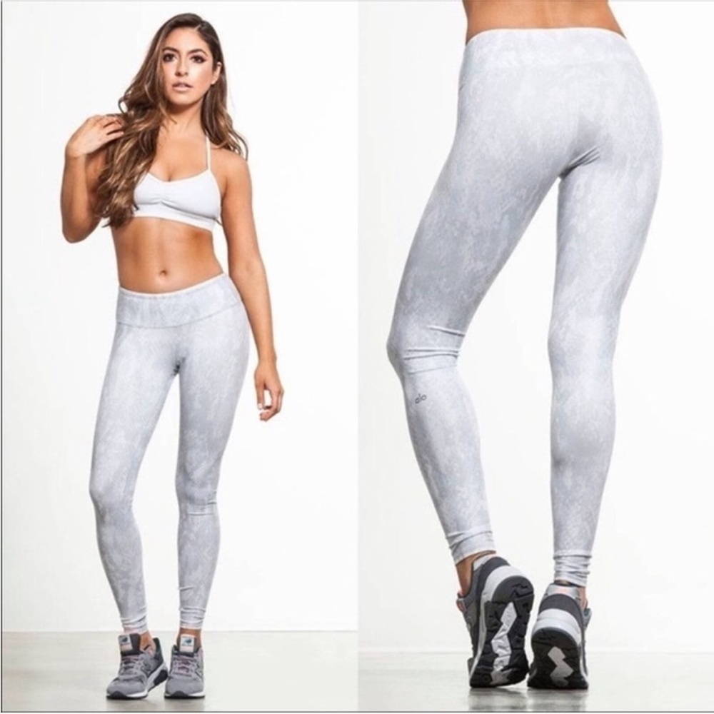 ALO Yoga Airbrush Legging Full Length - Vapor Python